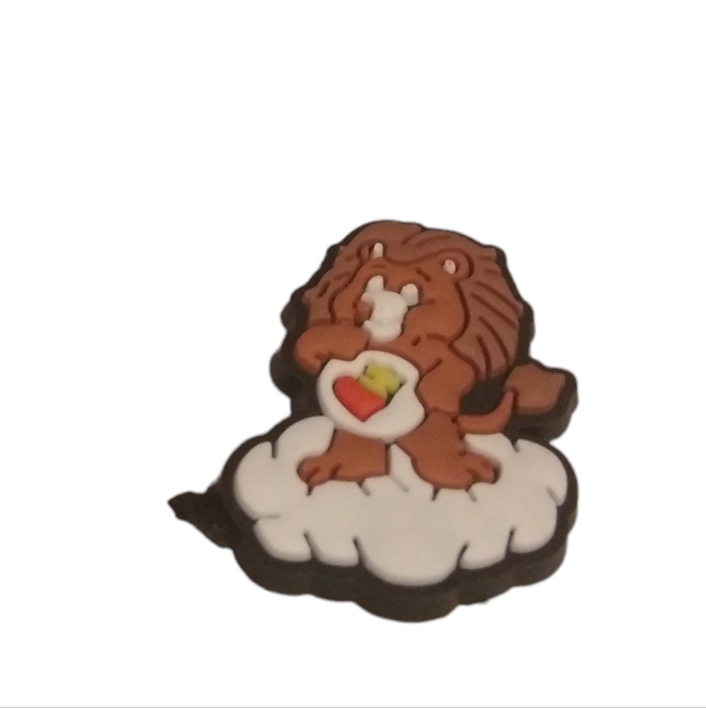 Brown Lion Bear Shoe Charm